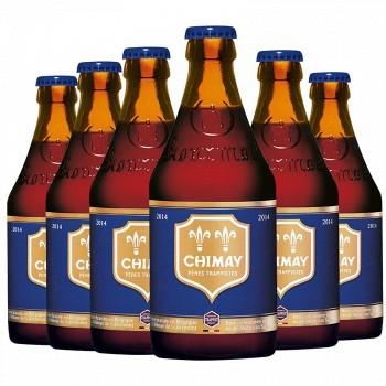 比利时进口 Chimay 智美蓝帽啤酒 精酿啤酒 组合装 330ml*6瓶