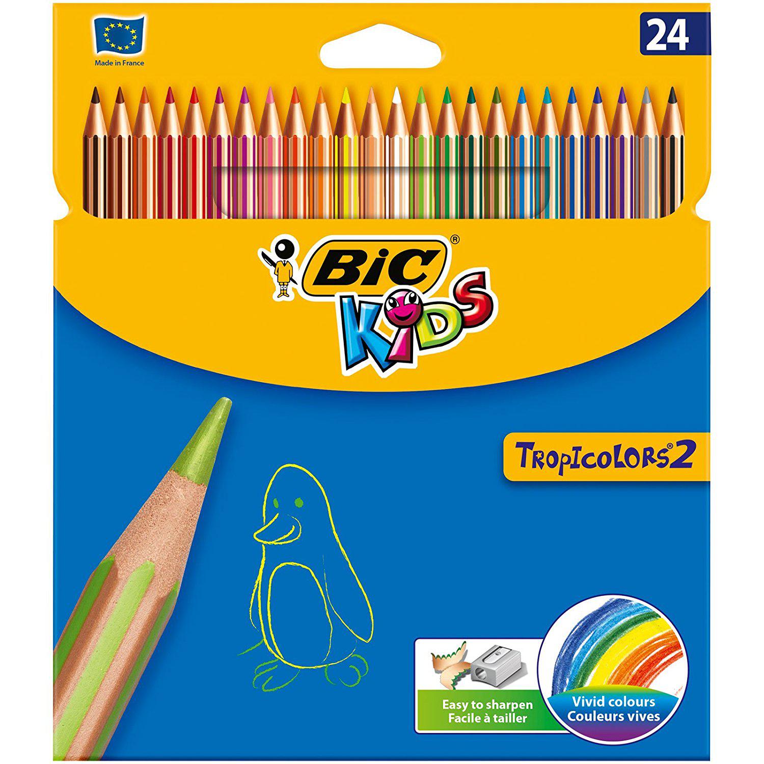 BIC 儿童彩色铅笔 24支装