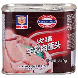 【京东超市】上海特产 梅林火锅午餐肉罐头 340g