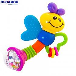miniland 婴儿玩具 摇铃床铃挂件宝宝玩具 97277小蝴蝶