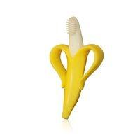 BABY BANANA香蕉宝宝香蕉款带柄牙刷 硅胶磨牙棒 *5件