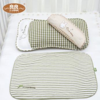 L-LIANG 良良 婴儿枕头+麻棉隔尿垫套装