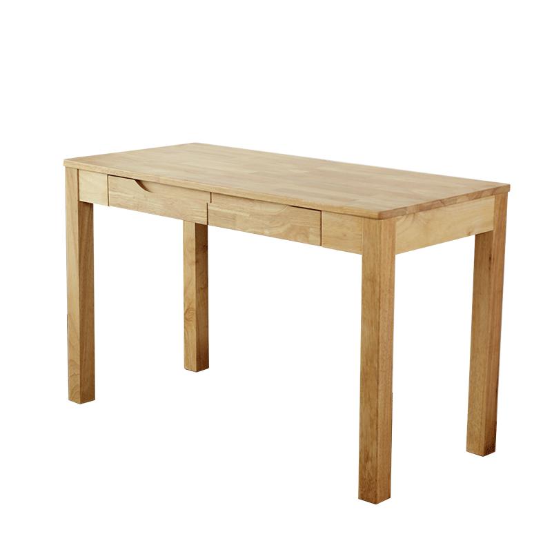 夏树 F016 实木书桌 1.2米单桌（双抽）