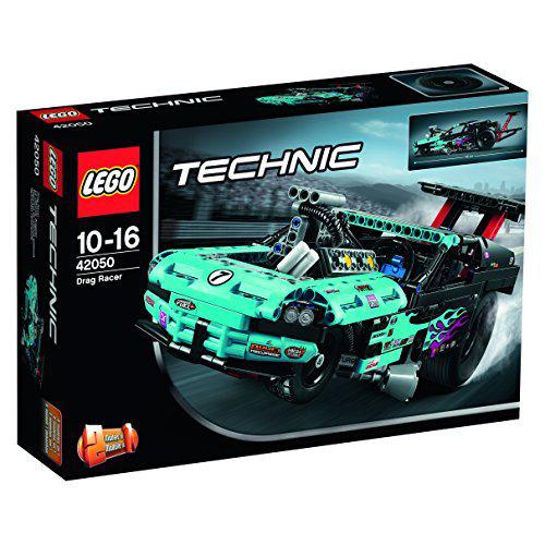 LEGO 乐高 Technic 机械组 42050 Drag Racer 直线加速赛车+机械组 8293 电机配件动力组马达