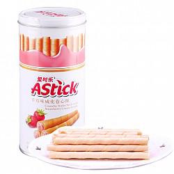爱时乐（Astick）草莓味威化卷心酥 150g *3件