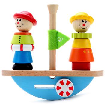 德国hape 积木拼插玩具 小小探险家创意动手-翘翘船-E0423AE