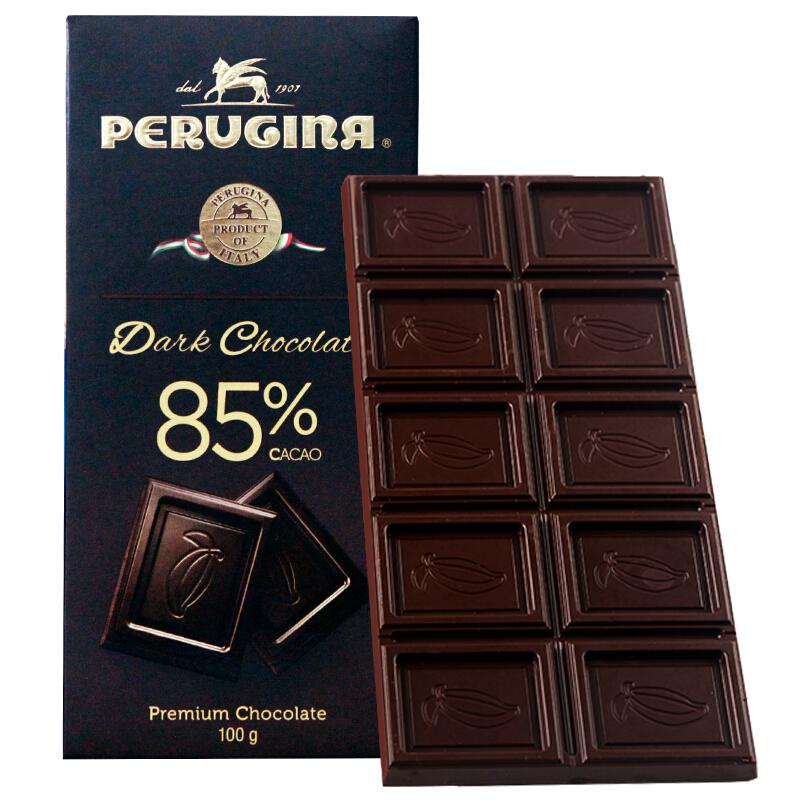 Baci 芭喜 佩鲁吉娜醇黑巧克力排块85% 100g *10件