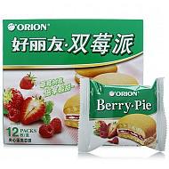 【京东超市】Orion 好丽友 双莓派12枚 276g/盒