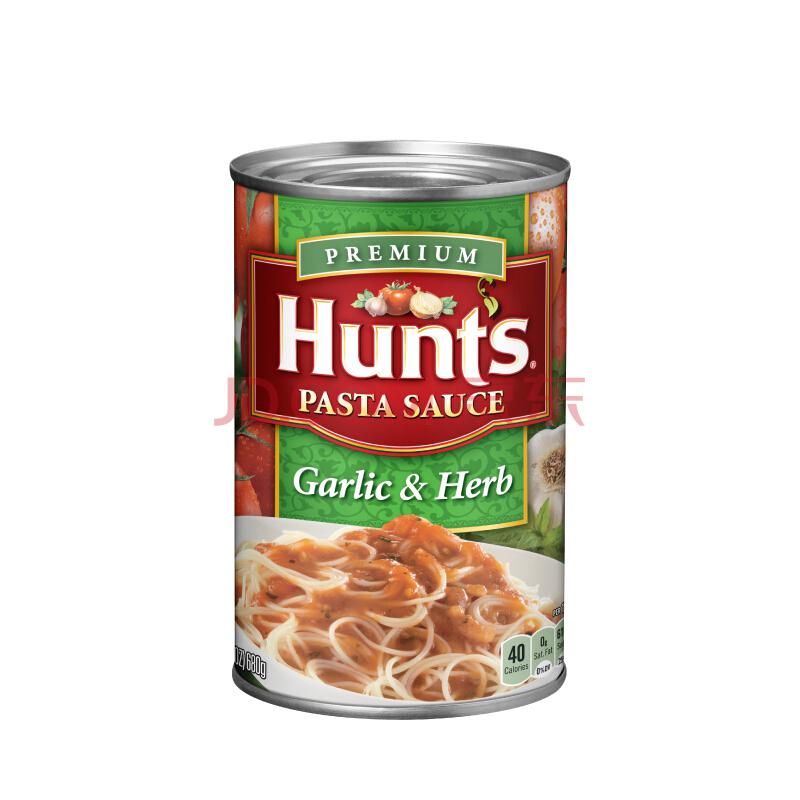 Hunt‘s 汉斯 经典意式 大蒜香草意大利面酱 680g5元