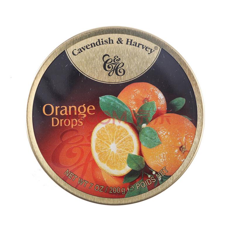 【京东超市】 京东海外直采 嘉云糖 Cavendish&Harvey 香橙味硬糖 德国进口 200g