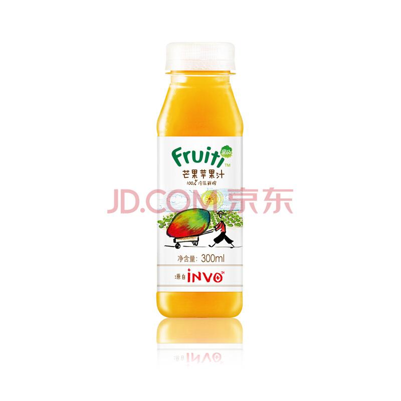 果的（Fruiti）100%HPP冷压榨 芒果汁 300ml（2件起售）8.8元