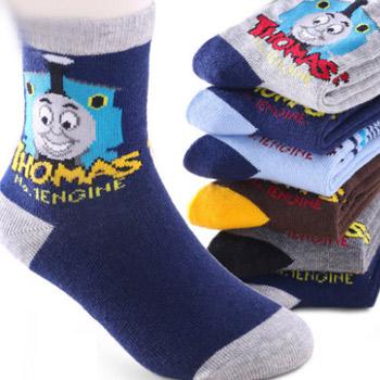 托马斯 男童袜子冬季保暖加厚中筒袜