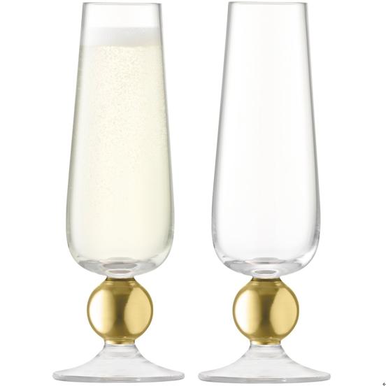 LSA International Oro Champagne Flute 笛形 香槟杯 230ml*2件