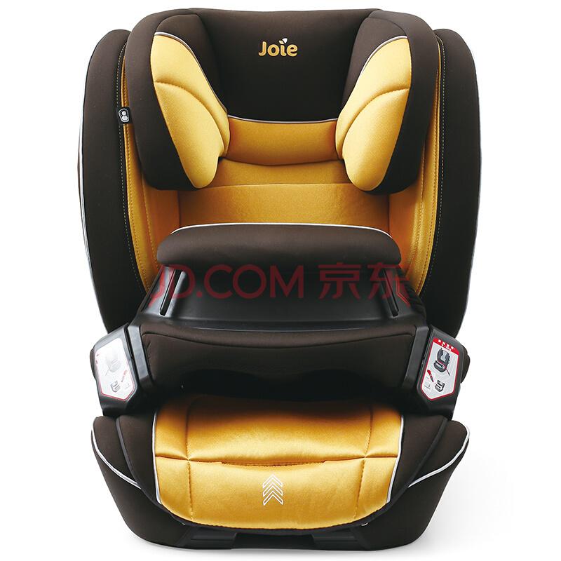 巧儿宜宝宝汽车儿童安全座椅isofix硬接口 前置护体 适合9月-12岁 大人物旗舰黄1080元