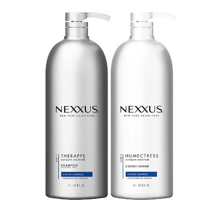NEXXUS Therappe 无硅油保湿洗发水 1L + Humectress 护发素 1L