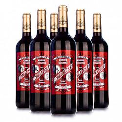 【京东超市】西班牙进口红酒 西莫寇纳格（DO级）干红葡萄酒750ml*6瓶 整箱