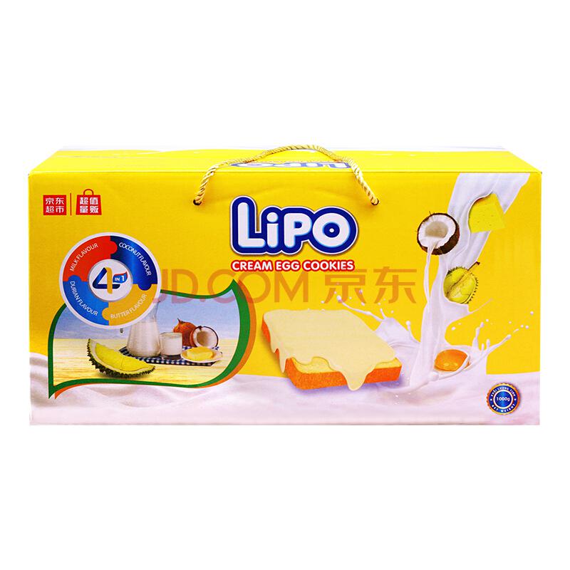 利葡（Lipo）越南进口 Lipo面包干 1kg 四种口味 混合装39.8元