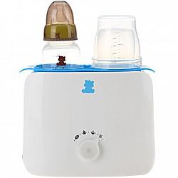 【京东超市】小白熊 双奶瓶恒温暖奶器 智能温奶消毒器 HL-0859