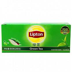 【京东超市】立顿（Lipton） 茶叶 绿茶 绿茶25包 50g