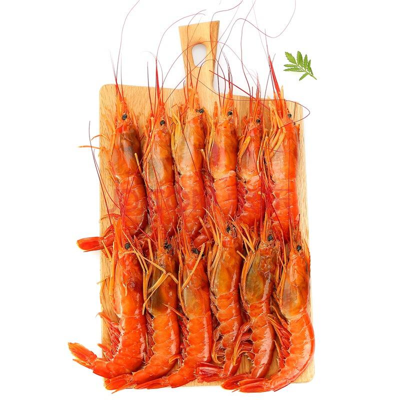 大洋世家 进口冷冻阿根廷红虾 L1 2kg 30-40只 盒装