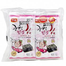 【京东超市】韩国原装进口 韩福10.2 烤紫菜16克（原味）
