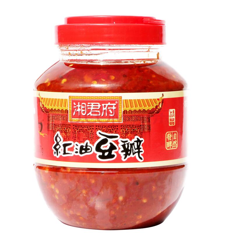 湘君府 红油豆瓣酱 800g15.9元，可199-100