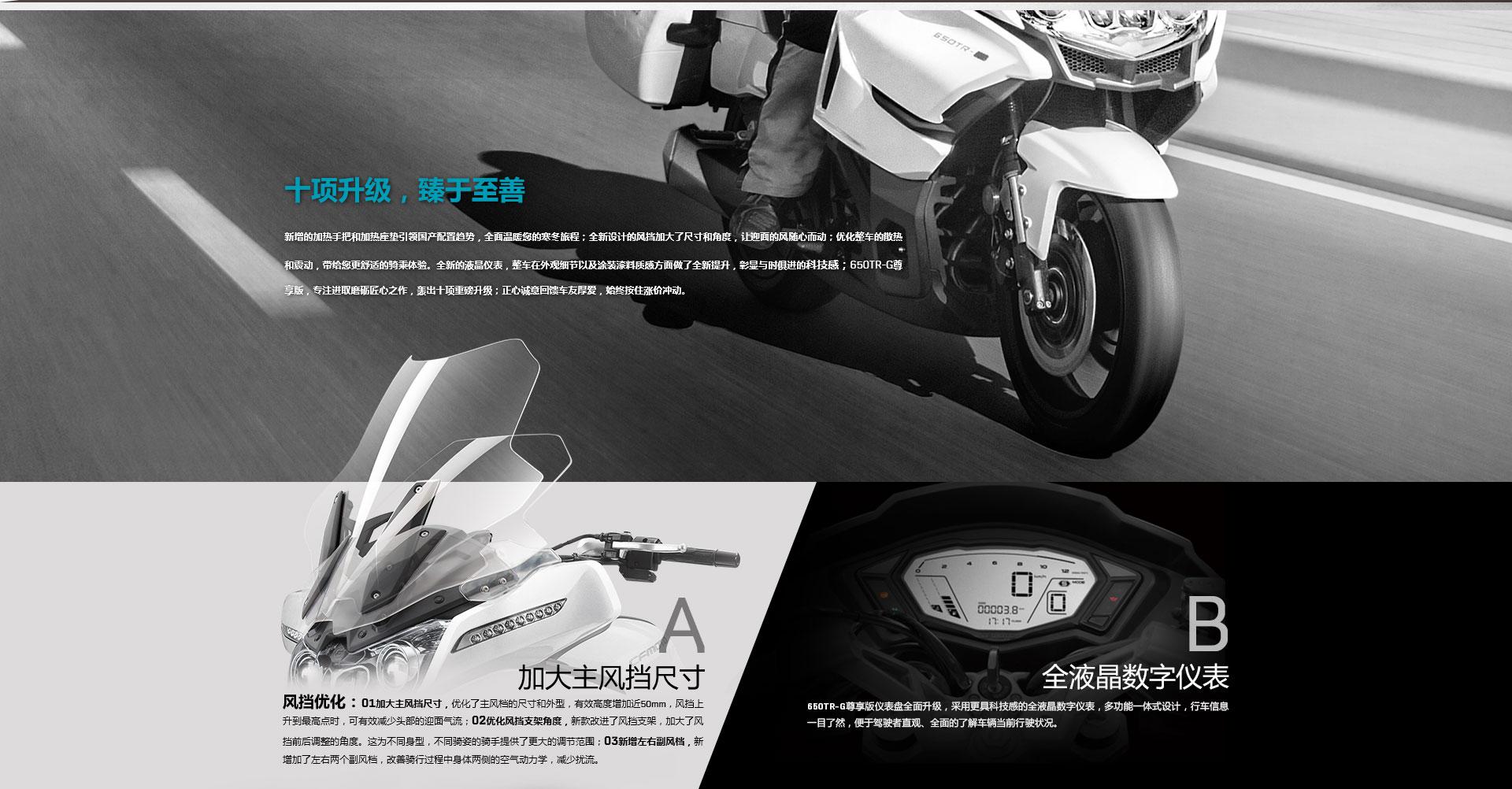 CFMOTO 春风 650TR-G 尊享版 摩托车