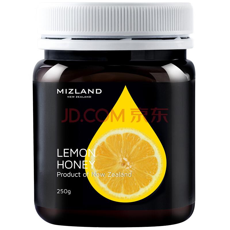 新西兰进口 蜜滋兰（mizland）柠檬蜂蜜250g *3件163.5元（合54.5元/件）