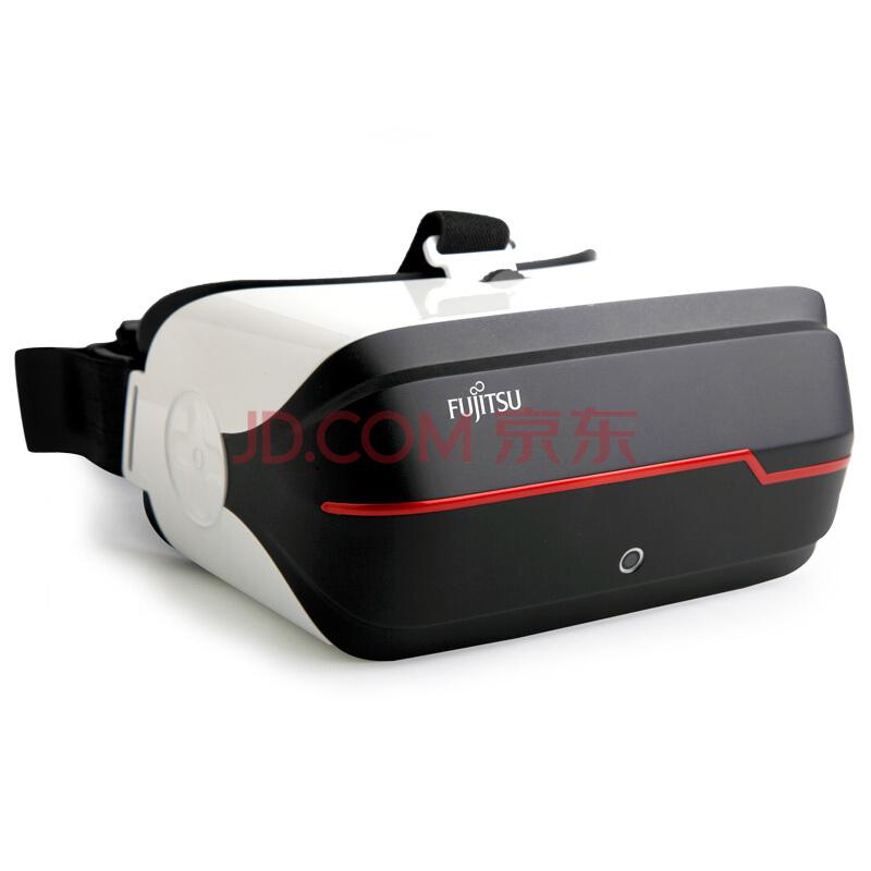 富士通（Fujitsu）FV200 智能语音控制2K屏 蓝牙 3D智能眼镜虚拟现实VR一体机，赠送：cling pace 智能运动跑步心率手环