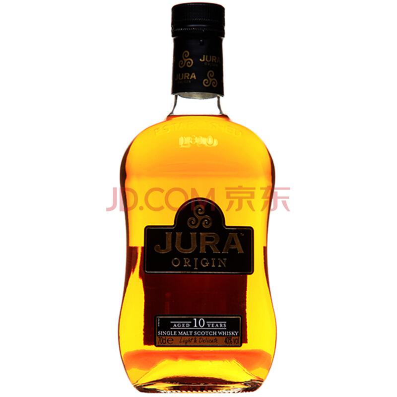 吉拉（JURA）洋酒 苏格兰 10年单一麦芽威士忌700ml plus好价