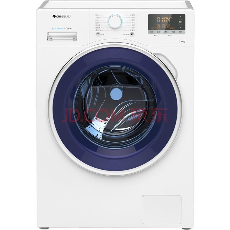 格力（GREE）XQG80-B1401Ab18公斤变频LCD触摸控制低噪音大肚量滚筒洗衣机洗涤分离（白色)4299