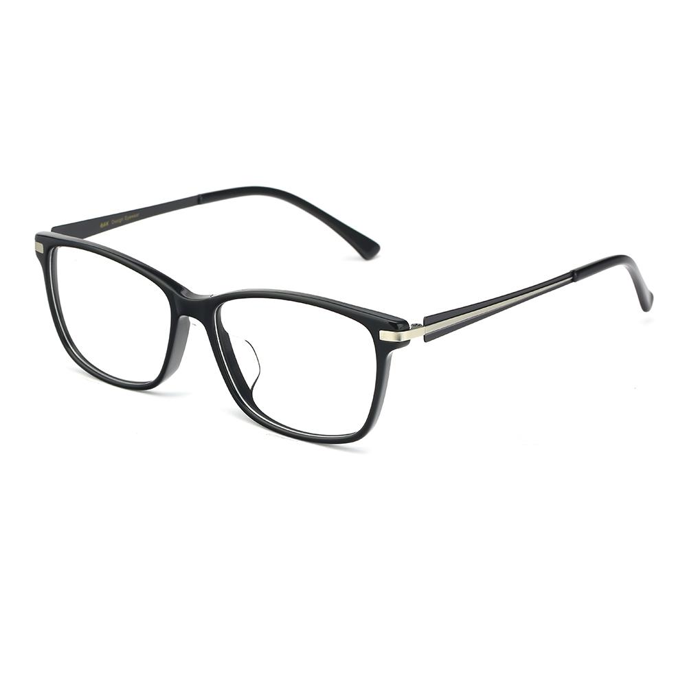 HAN HD4956 板材 光学眼镜架 + 1.60翡翠绿膜非球面树脂镜片