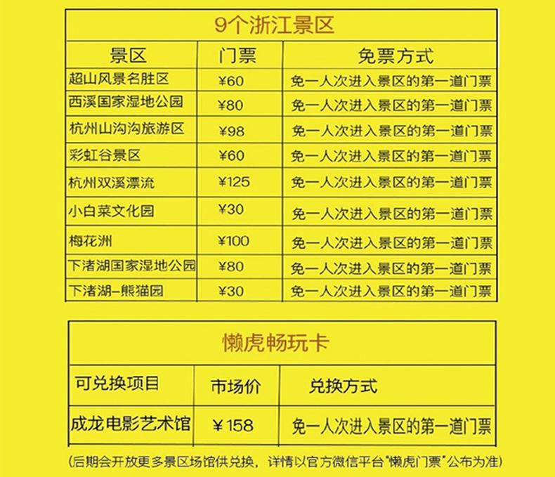 2018上海+杭州景区联票（包含29个景点）