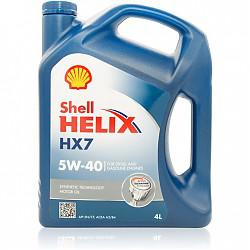 壳牌（Shell）合成机油 蓝喜力Helix HX7 5W-40 蓝壳 A3/B4 SN 4L 德国原装进口