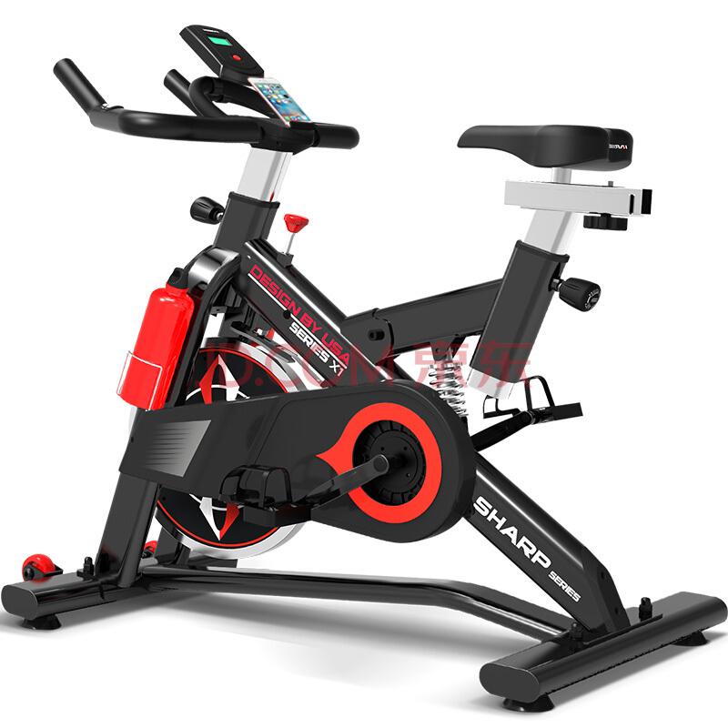 美国HARISON 汉臣动感单车家用静音 室内健身车运动健身器材 SHARP X1