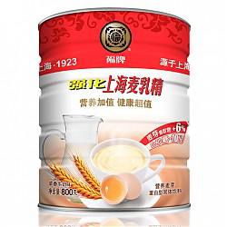 福 强化上海麦乳精 浓香牛奶味 罐装800g
