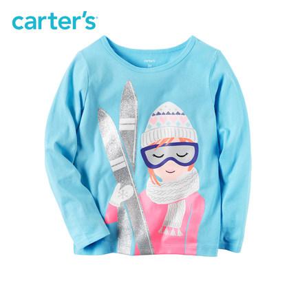 Carter's1件式女宝宝长袖T恤