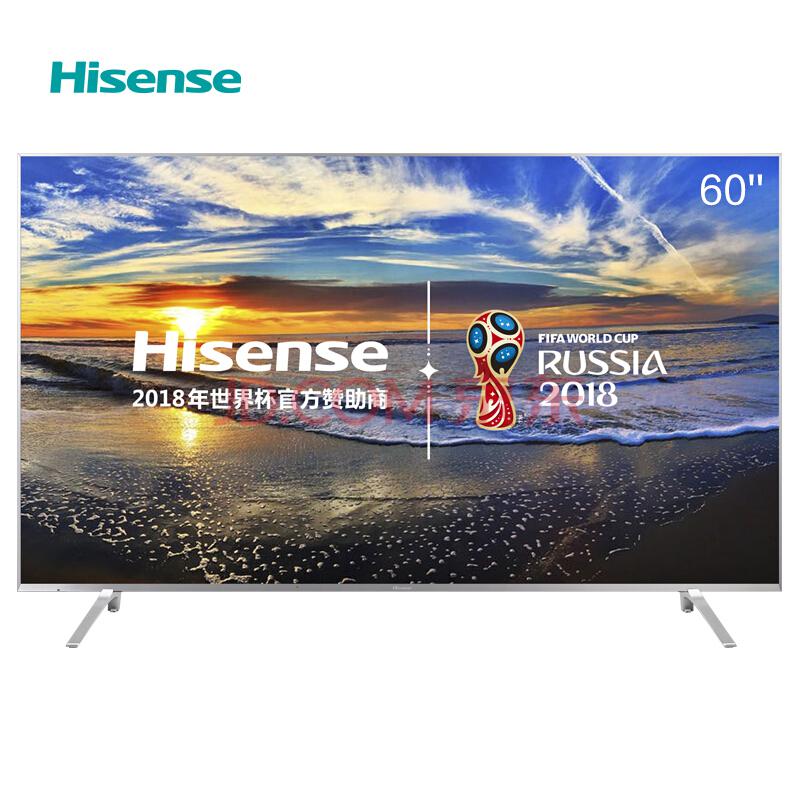 海信（Hisense）LED60EC680US60英寸超高清4KHDR人工智能电视智慧语音VIDAA4.0系统(月光银)4989元