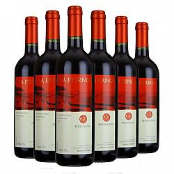 西班牙进口红酒 艾拉提诺红葡萄酒 750ml*6瓶88元