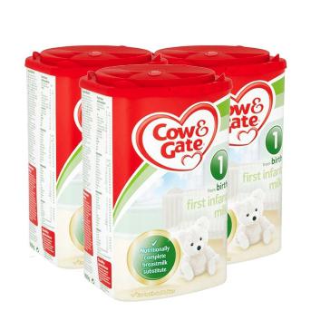 Cow & Gate 英国牛栏 婴幼儿奶粉 1段 900克/罐 3罐装 0-12个月