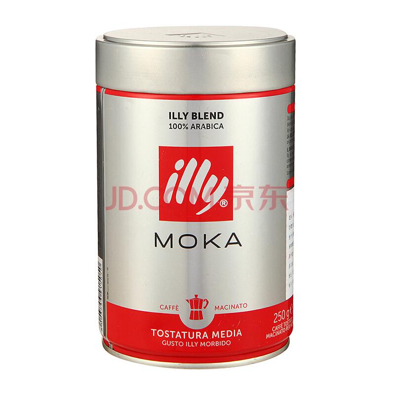 【京东超市】京东海外直采 意大利进口 意利 illy 中味摩卡MOKA咖啡粉（中度烘焙） 250g