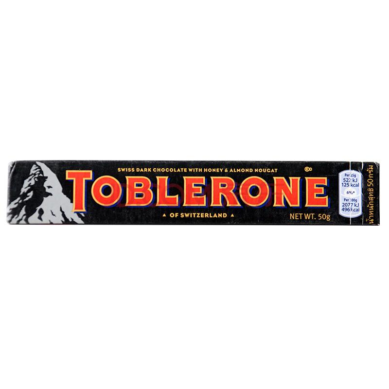 亿滋 Toblerone 瑞士三角巧克力 黑巧克力50g*4件