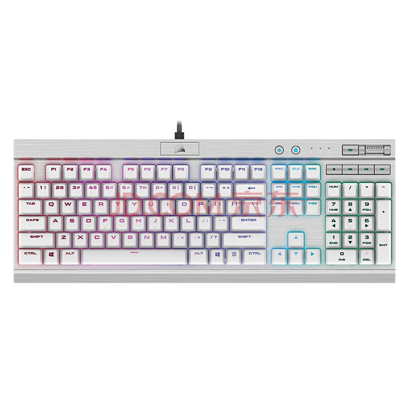 CORSAIR 海盗船 K70 RGB SE 特别限量版 机械键盘（白色PBT键帽、MX银轴）