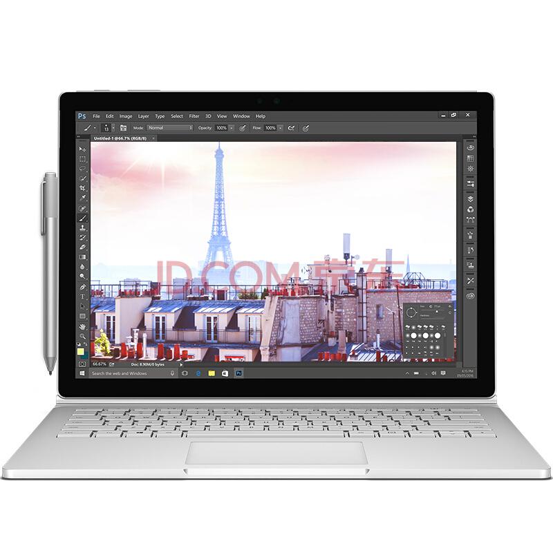 Microsoft 微软 Surface Book 二合一平板笔记本 13.5英寸（Intel i7 8G内存 256G存储 独立显卡 增强版）
