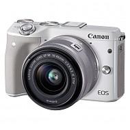 佳能（Canon）EOS M3（EF-M 15-45mm f/3.5-6.3 IS STM） 微型单电套机 白色 轻便 小巧 广角