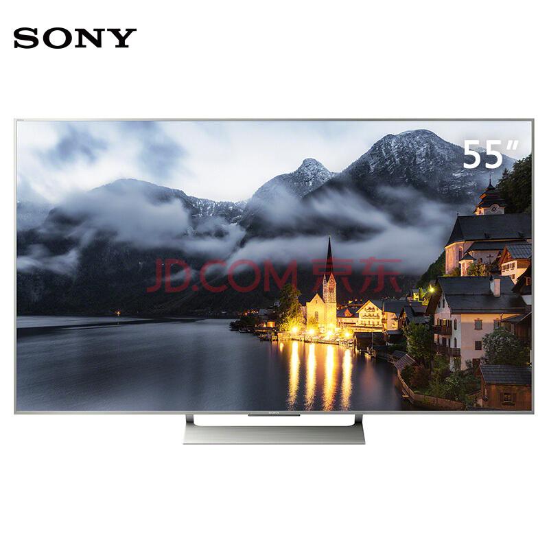 索尼（SONY）KD-55X9000E 55英寸4K HDR 精锐光控Pro 安卓6.0智能液晶电视（银色）