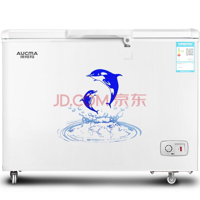 澳柯玛（AUCMA）BC/BD-323NE 323升带锁冷藏冷冻转换 变温商用冷柜 冰柜