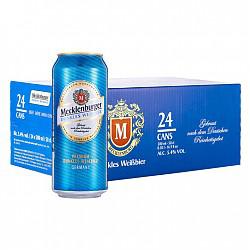 【京东超市】德国进口梅克伦堡(Mecklenburger)小麦黑啤酒500ml*24整箱装