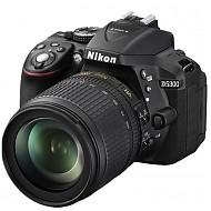 尼康（Nikon）D5300单反套机（AF-S 18-140mmf/3.5-5.6G ED VR 镜头）黑色