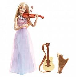 芭比（Barbie）女孩娃娃玩具礼盒 小提琴家DLG9469元